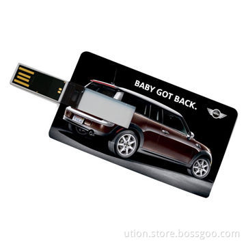USB Flash Drive, Credit Card Design, with 1 to 32GB Capacity, CE-, RoHS- and FCC-approved